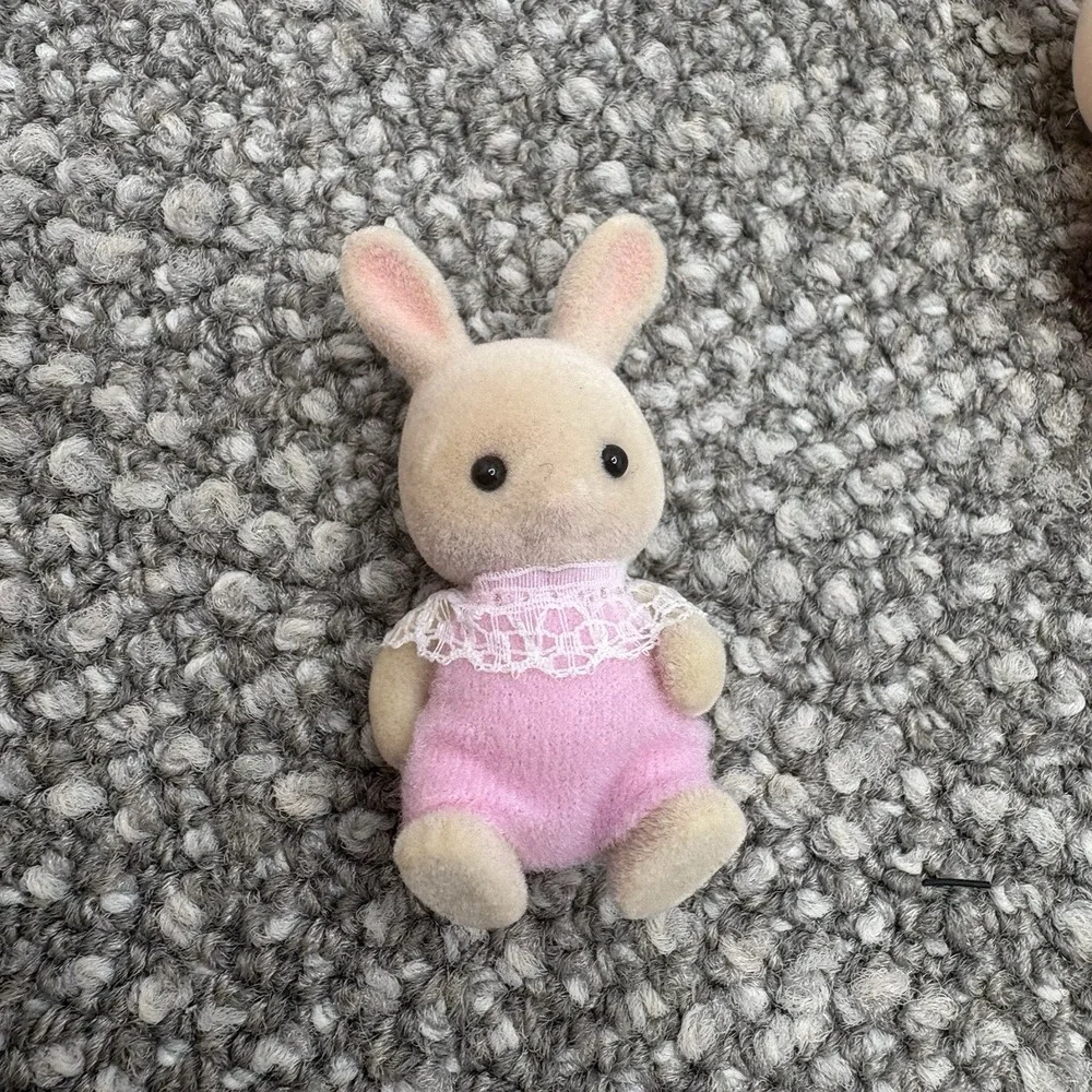 Calico Critters Sylvanian Families Chocolate Rabbits‎ Set Of 5 Epoch Dolls